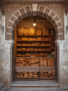 Moroccan bread bakery