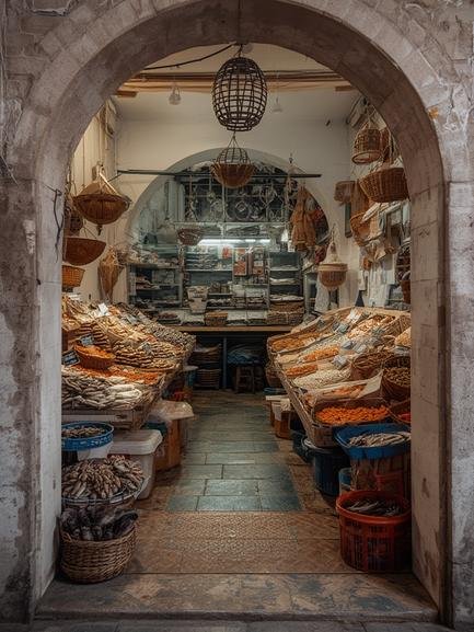 Rabat seafood market