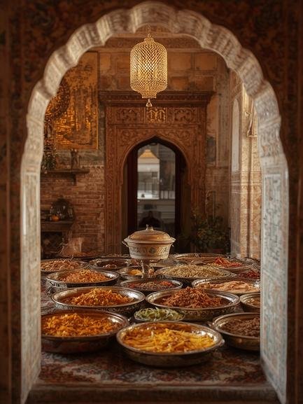 Saffron dishes Rabat