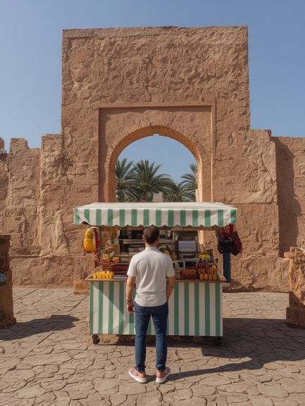 Rabat juice stands